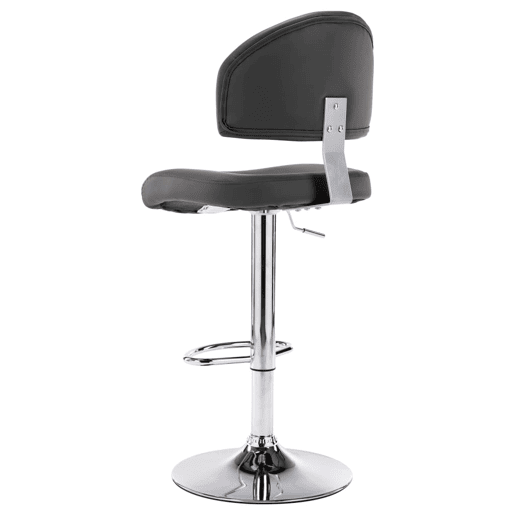 vidaXL Bancos de bar 2 pcs couro artificial cinzento vidaXL Bancos de bar 2 pcs couro artificial cinzento