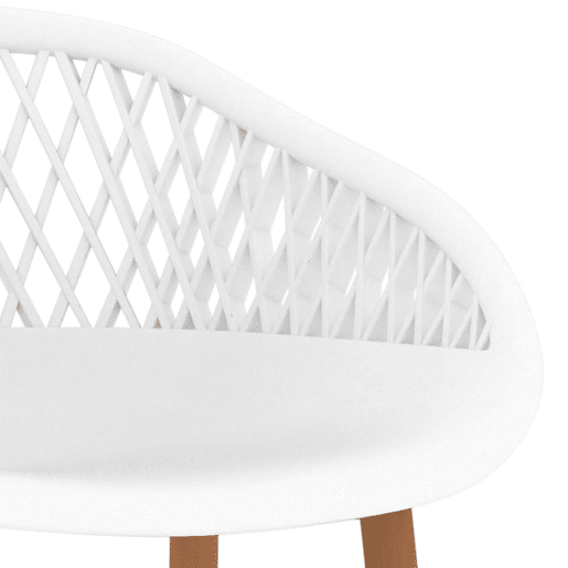 vidaXL Bancos de bar 4 pcs branco vidaXL Bancos de bar 4 pcs branco