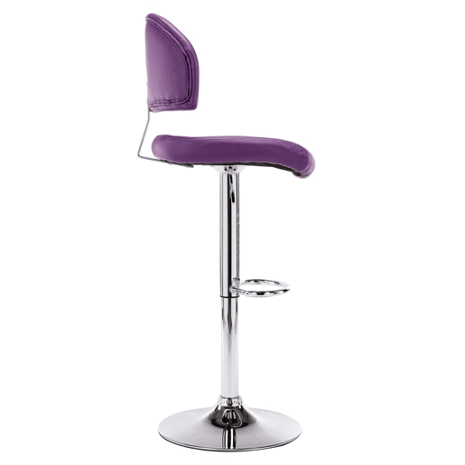 vidaXL Bancos de bar 2 pcs couro artificial roxo vidaXL Bancos de bar 2 pcs couro artificial roxo