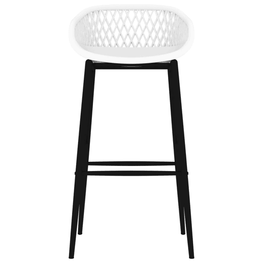 vidaXL Cadeiras de bar 4 pcs branco vidaXL Cadeiras de bar 4 pcs branco