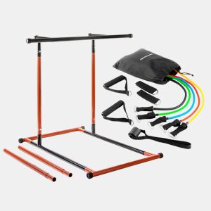 Pack Estação de Pull-Up e Bandas de Resistência com Acessórios e Guia InnovaGoods