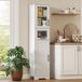 Columna de Baño MDF, Vidrio HOMCOM, hogar - baño Columna de Baño MDF, Vidrio HOMCOM, hogar - baño Blanco