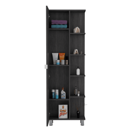 Torre Vertical de Banheiro Urano com Nove Prateleiras
