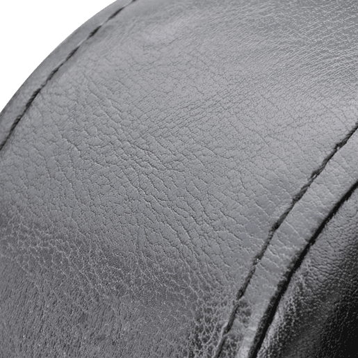 vidaXL Poltrona em couro artificial preto