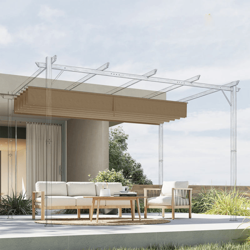 Outsunny Teto de Pérgola 2,5x2,55 m Teto de Substituição Retrátil para Estrutura de Pérgola de 3x3 m Toldo de Tecido Apenas para Pérgola de Jardim com 10 Orifícios de Drenagem Castanho Outsunny Teto de Pérgola 2,5x2,55 m Teto de Substituição Retrátil para Estrutura de Pérgola de 3x3 m Toldo de Tecido Apenas para Pérgola de Jardim com 10 Orifícios de Drenagem Castanho