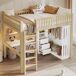 Cama alta para niños 205x151 Cama alta para niños 205x151 Natural