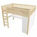 Cama alta para niños 205x151 Cama alta para niños 205x151 Natural