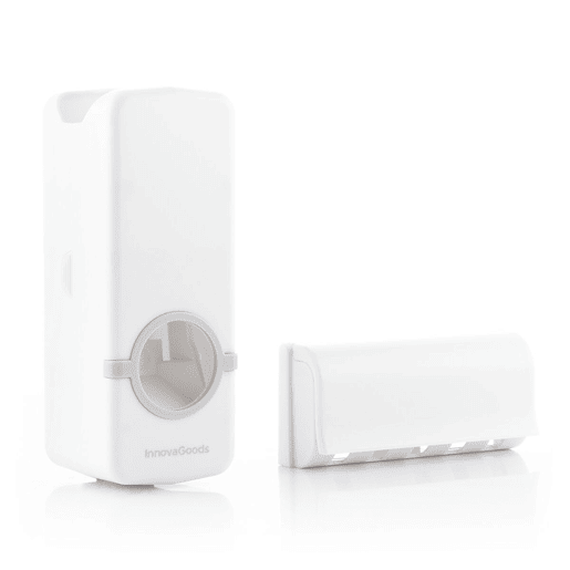 Pack Dispensador de Pasta Dental com Suporte para Escovas e Dispensador Automático InnovaGoods