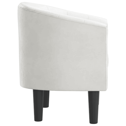 vidaXL Poltrona couro artificial branco vidaXL Poltrona couro artificial branco