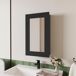 Gabinete de baño Parks, negro: diseño moderno y funcional para tu hogar. 39 Gabinete de baño Parks, negro: diseño moderno y funcional para tu hogar. 39 Negro