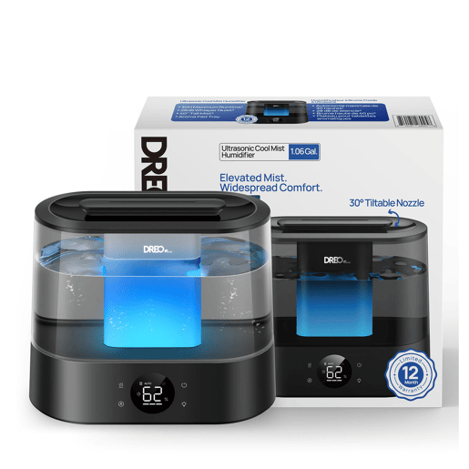 DREO Humidificador 420S preto, cobre até 30 m², silencioso e eficiente DREO Humidificador 420S preto, cobre até 30 m², silencioso e eficiente