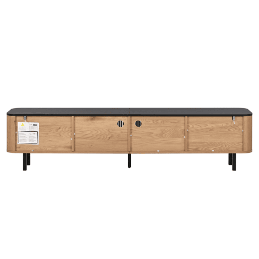 Móvel de TV 190x35x45 cm - design moderno e único - carvalho