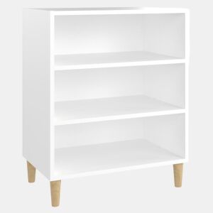vidaXL Aparador 57x35x70 cm contraplacado branco