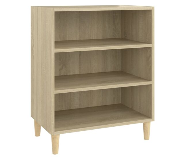 Vidaxl aparador de madera contrachapada roble sonoma 57x35x70 cm