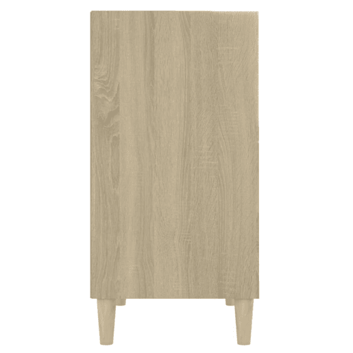vidaXL Aparador 57x35x70 cm contraplacado carvalho sonoma