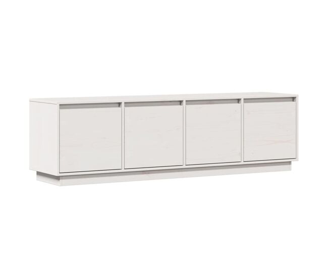Mueble TV Atenas 4 puertas blanco 45x156x37 cm