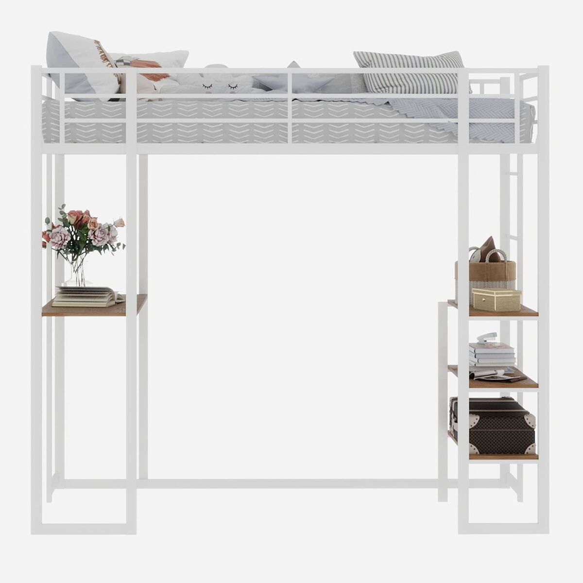Cama alta para niños 200x107