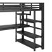 Cama alta para niños Cama alta para niños Negro