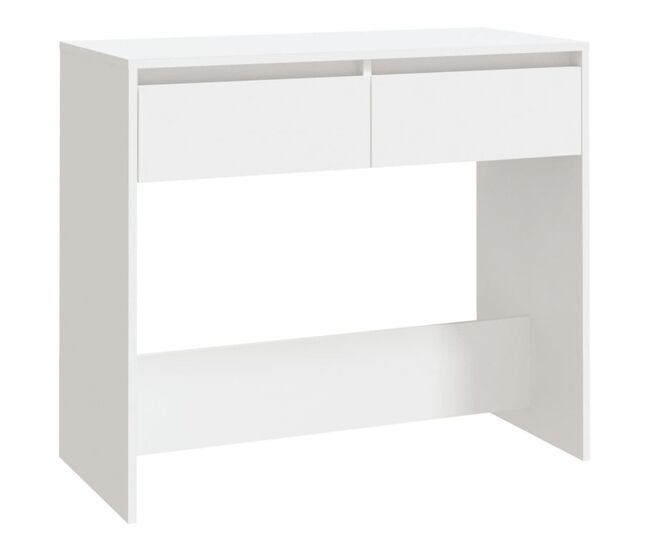 Consola maurice 2 cajones blanco 76,5x89x41 cm