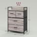 Cómoda de Tela MDF, Tela no Tejida HOMCOM Cómoda de Tela MDF, Tela no Tejida HOMCOM Gris