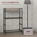 Cómoda de Tela MDF, Tela no Tejida HOMCOM Cómoda de Tela MDF, Tela no Tejida HOMCOM Gris