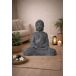 DUPI Buda de Jardin SENTADO para Decoracion | Jardin Exterior DUPI Buda de Jardin SENTADO para Decoracion | Jardin Exterior Gris