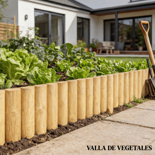 Outsunny Cerca de Jardim em Madeira 176x38 cm Cerca Decorativa Resistente e Fácil de Instalar para Horta Pátio Terraço Relva Madeira