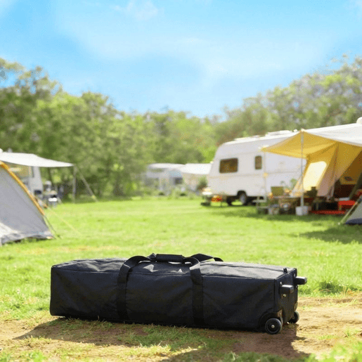 Outsunny Tenda Dobrável Gazebo 6x3 m, Pop-up, Altura Ajustável em 3 Níveis, Toldo com Proteção UPF50+, Montagem Fácil com Fecho Central, 6 Sacos de Areia e Bolsa com Rodas, Prateado