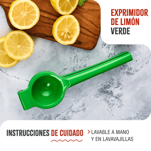 Victoria 31374 Espremedor de Limões Manual em Alumínio Fundido, Extração Máxima de Sumo de Citrinos, , Verde