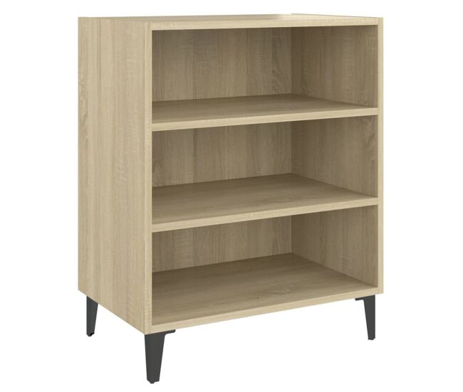 Vidaxl aparador de madera contrachapada color roble sonoma 57x35x70 cm