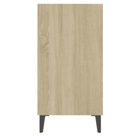vidaXL Aparador 57x35x70 cm contraplacado carvalho sonoma