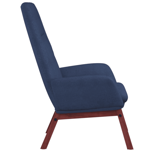 vidaXL Cadeira de descanso tecido azul vidaXL Cadeira de descanso tecido azul
