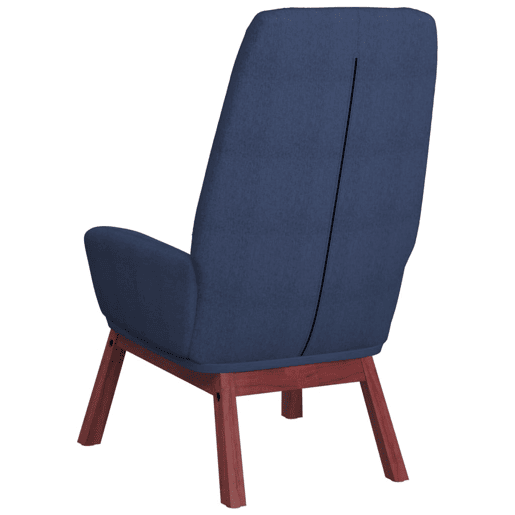 vidaXL Cadeira de descanso tecido azul vidaXL Cadeira de descanso tecido azul