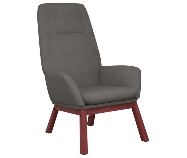 Vidaxl sillón de relax de tela gris claro