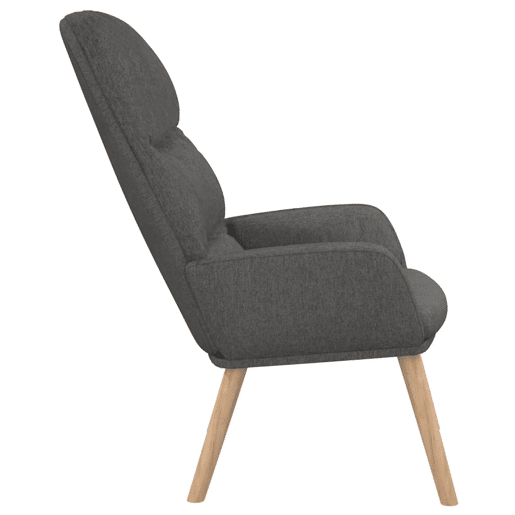 vidaXL Cadeira de descanso tecido cinzento-escuro vidaXL Cadeira de descanso tecido cinzento-escuro