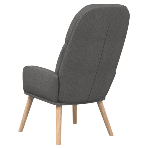vidaXL Cadeira de descanso tecido cinzento-escuro vidaXL Cadeira de descanso tecido cinzento-escuro