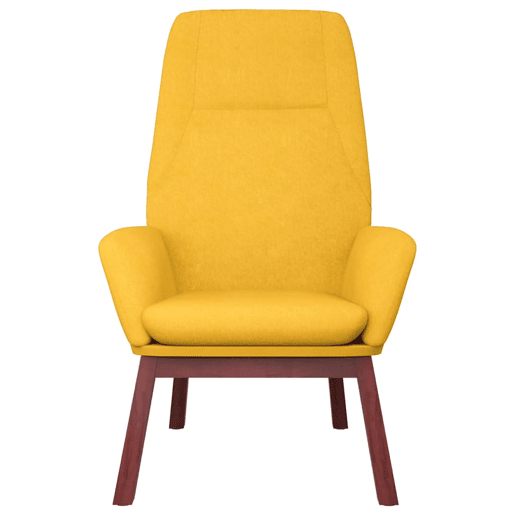 vidaXL Cadeira de descanso tecido amarelo mostarda