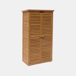 Armário para jardim Space - 87 x 46.5 x 160 cm - Marrom