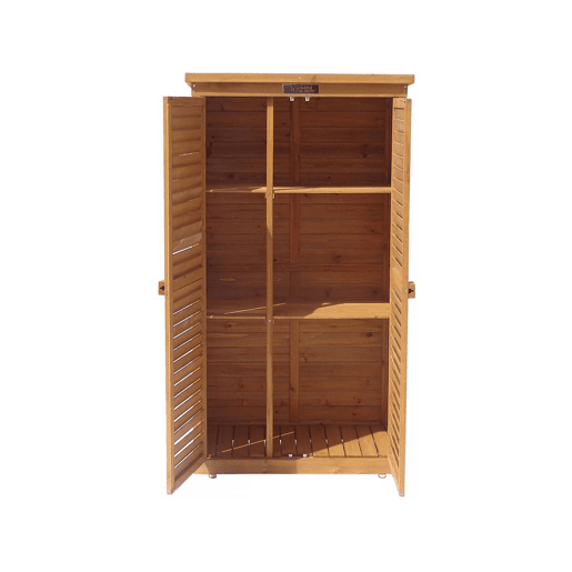 Armário para jardim Space - 87 x 46.5 x 160 cm - Marrom