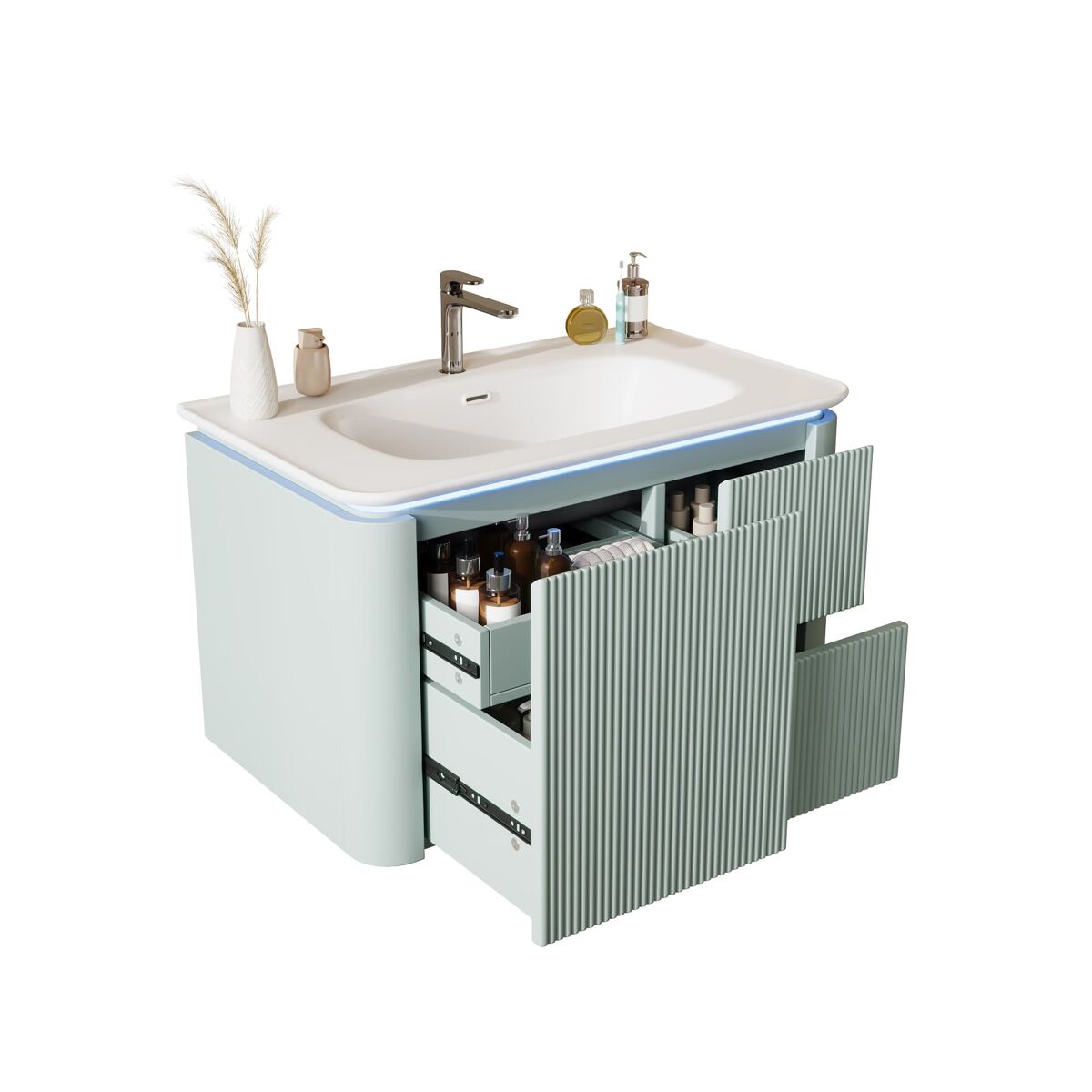 Armarios para baño  80 Verde