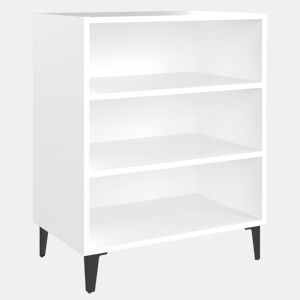vidaXL Aparador 57x35x70 cm contraplacado branco