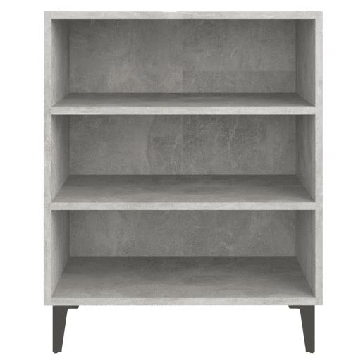 vidaXL Aparador 57x35x70 cm derivados de madeira cinza cimento