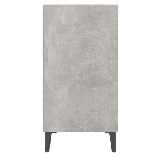 vidaXL Aparador 57x35x70 cm derivados de madeira cinza cimento