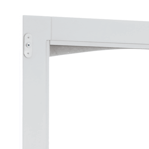Armário de casa de banho 45x36x160 cm - portas de vidro, 2 armários, 2 gavetas, puxadores dourados - branco