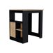 Isla de cocina Oviedo en Melamina con mini armario de 1 puerta y estantes laterales , 91.28 cm X 91.99 cm X 59 cm , Multicolor 92 Isla de cocina Oviedo en Melamina con mini armario de 1 puerta y estantes laterales , 91.28 cm X 91.99 cm X 59 cm , Multicolor 92 Blanco/ Madera