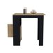 Isla de cocina Oviedo en Melamina con mini armario de 1 puerta y estantes laterales , 91.28 cm X 91.99 cm X 59 cm , Multicolor 92 Isla de cocina Oviedo en Melamina con mini armario de 1 puerta y estantes laterales , 91.28 cm X 91.99 cm X 59 cm , Multicolor 92 Blanco/ Madera