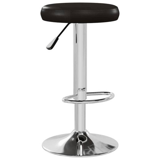 vidaXL Bancos de bar 2 pcs couro artificial castanho