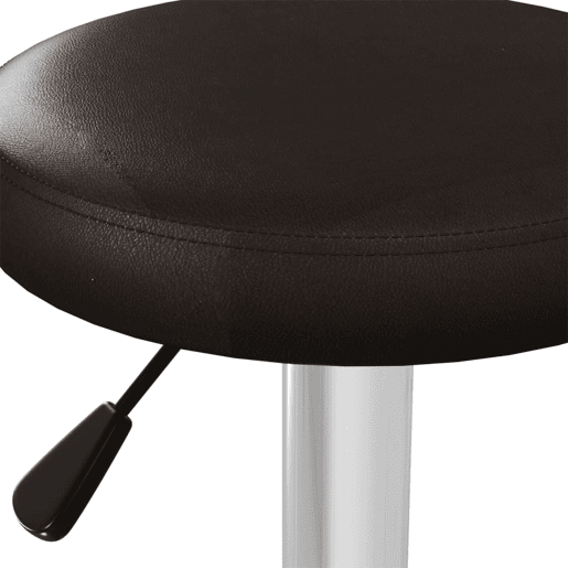 vidaXL Bancos de bar 2 pcs couro artificial castanho