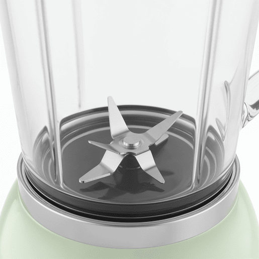 Liquidificadora vintage SWEISS MXV7 de 1000 W com jarro de 1,5 L, função pulse e lâminas em aço inoxidável, verde
