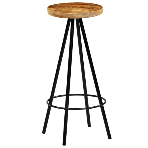 vidaXL Cadeiras de bar 4 pcs madeira de mangueira maciça vidaXL Cadeiras de bar 4 pcs madeira de mangueira maciça